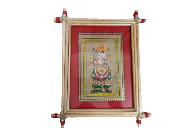 Palm Leave Painting Of Lord Ganesha