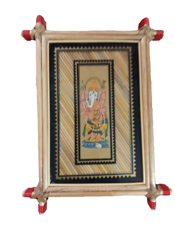 Palm leave painting of lord Sri Ganesha